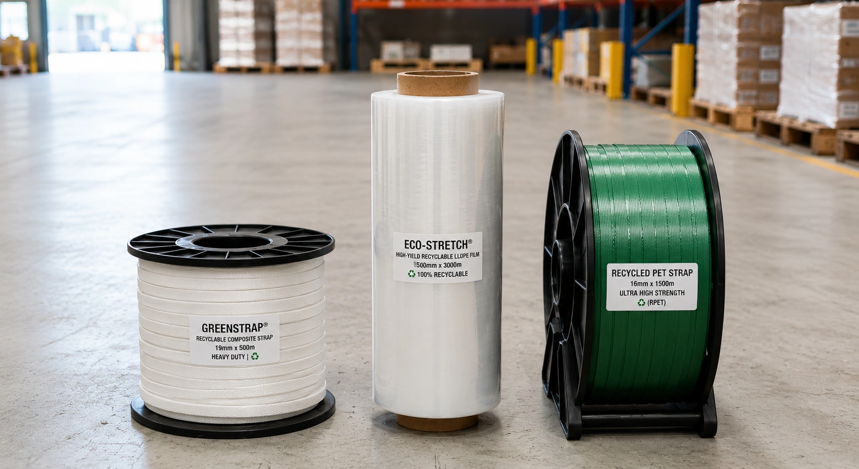 Recyclable composite cord strap and LLDPE film aligned to interpack 2026 sustainability trends — Greenstrix