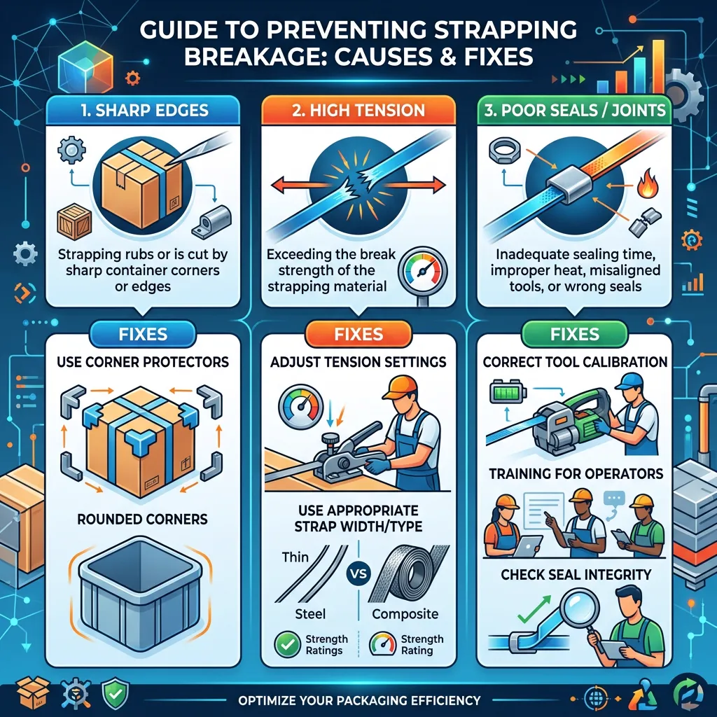 Strapping tension guide: too loose, too tight, correct — Greenstrix